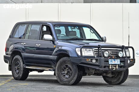 Blue 2003 Toyota Landcruiser Wagon Gxl (4X4)