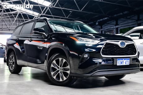 Black 2025 Toyota Kluger Wagon Gxl Hybrid Awd
