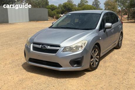 Silver 2013 Subaru Impreza Hatchback 2.0I (Awd)