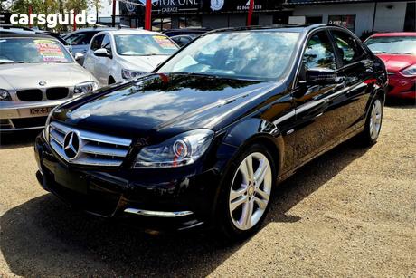 Black 2012 Mercedes-Benz C200 Sedan Elegance Be