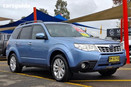 Blue 2011 Subaru Forester Wagon Xs