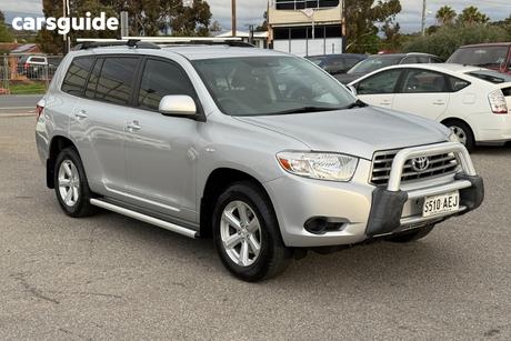Silver 2009 Toyota Kluger Wagon Kx-R (4X4) 7 Seat