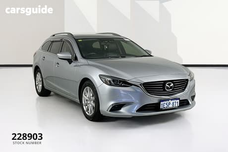 Silver 2015 Mazda 6 Wagon Touring