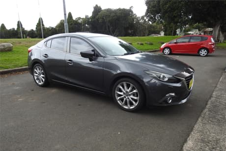 Grey 2015 Mazda 3 Sedan Sp25 Gt