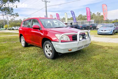 Red 2007 Toyota RAV4 Wagon Cv (4X4)