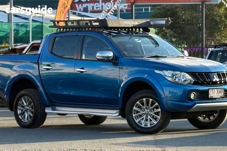 Blue 2017 Mitsubishi Triton Dual Cab Utility Gls (4X4)