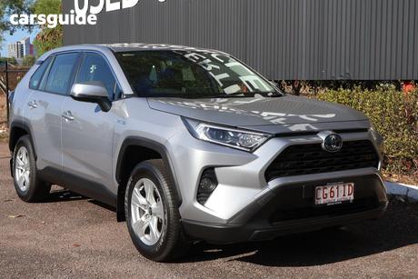 Silver 2021 Toyota RAV4 Wagon Gx (Awd) Hybrid