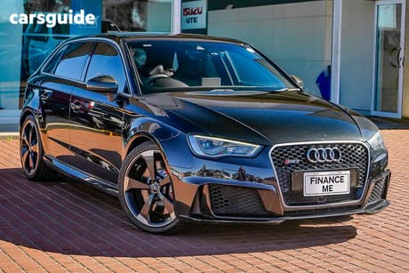 Black 2016 Audi RS3 Hatchback Sportback Quattro