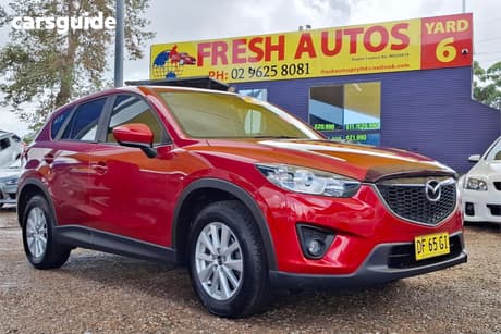 Red 2013 Mazda CX-5 Wagon Maxx Sport (4X2)