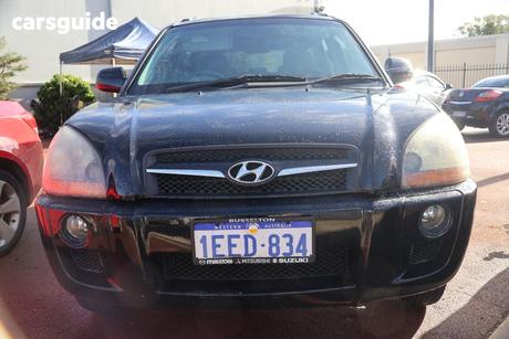 Black 2008 Hyundai Tucson Wagon City Sx