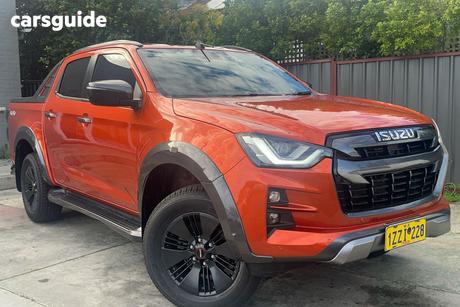 Orange 2022 Isuzu D-MAX Crew Cab Utility X-Terrain (4X4)