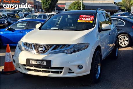 White 2013 Nissan Murano Wagon Ti