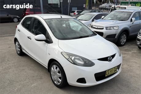 White 2008 Mazda 2 Hatchback Neo
