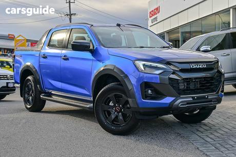 Blue 2026 Isuzu D-MAX Crew Cab Utility X-Terrain (4X4)