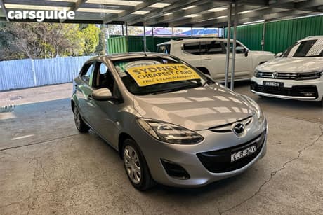Grey 2012 Mazda 2 Hatchback Neo