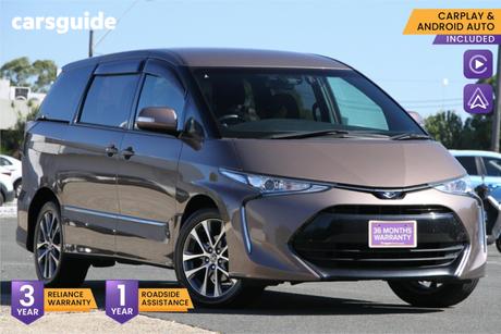 Brown 2019 Toyota Estima SUV AERAS