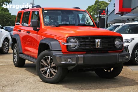 Orange 2025 GWM Tank 300 Wagon Ultra Diesel
