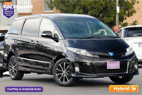 Black 2015 Toyota Estima SUV AERAS HYBRID