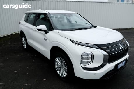 White 2024 Mitsubishi Outlander Wagon Phev Es 5 Seat (Awd)