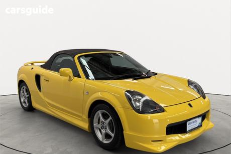 Yellow 2000 Toyota MR-S Convertible S-EDITION