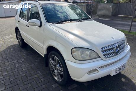 White 2001 Mercedes-Benz ML SUV ML500 LUXURY 4X4