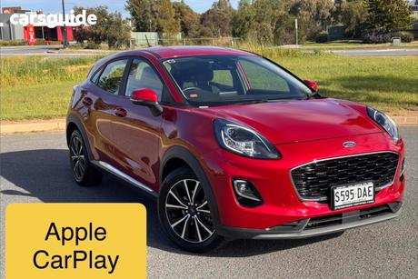 Red 2022 Ford Puma Hatchback