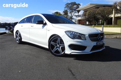 White 2016 Mercedes-Benz CLA250 Wagon Sport 4Matic S/Brake