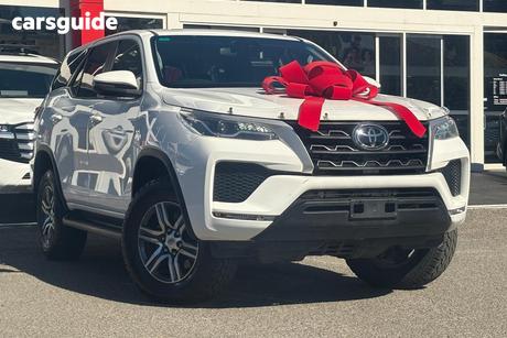 White 2024 Toyota Fortuner Wagon Gx