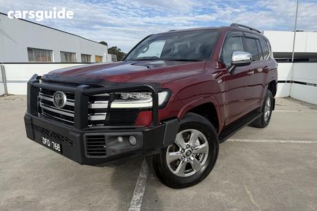 Red 2024 Toyota Landcruiser Wagon Lc300 Sahara (4X4)