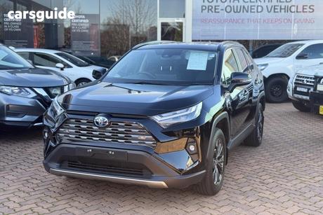 Black 2022 Toyota RAV4 Wagon Gxl (Awd) Hybrid