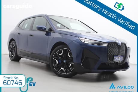 Blue 2022 BMW IX Wagon Xdrive40