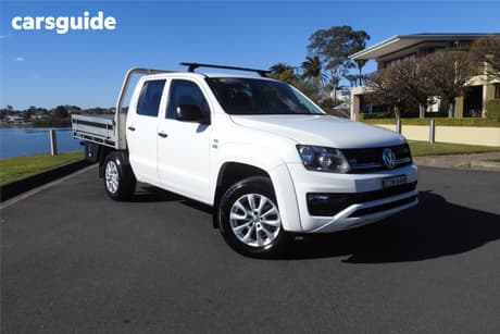White 2020 Volkswagen Amarok Dual Cab Utility Tdi550 Core 4Motion (4X4)