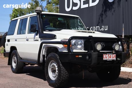 White 2019 Toyota Landcruiser Wagon Workmate (4X4)
