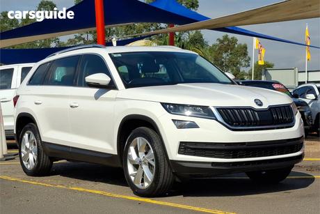 White 2017 Skoda Kodiaq Wagon 132 Tsi (4X4)