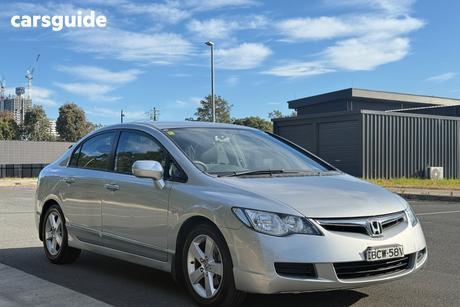Silver 2007 Honda Civic Sedan Vti-L