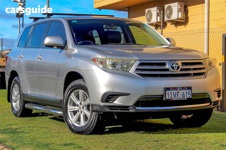 Silver 2010 Toyota Kluger Wagon Kx-R (4X4) 7 Seat