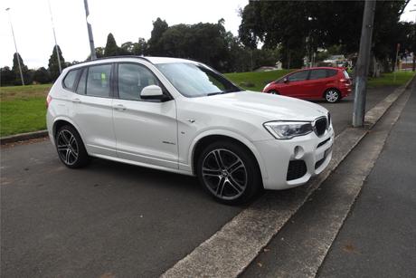 White 2016 BMW X3 Wagon Xdrive 20D