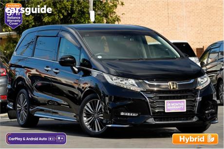 Black 2017 Honda Odyssey SUV ABSOLUTE-SENSING (HYBRID)