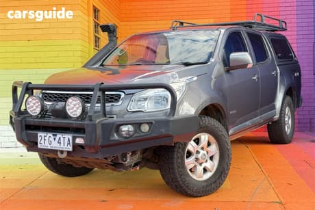 Grey 2012 Holden Colorado Crew Cab Pickup Lt (4X4)