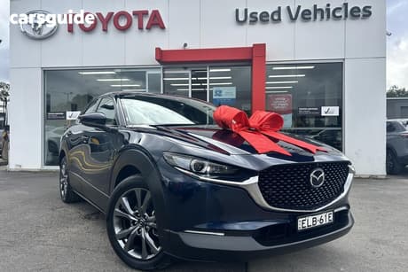 Blue 2020 Mazda CX-30 Wagon G25 Astina (Awd)
