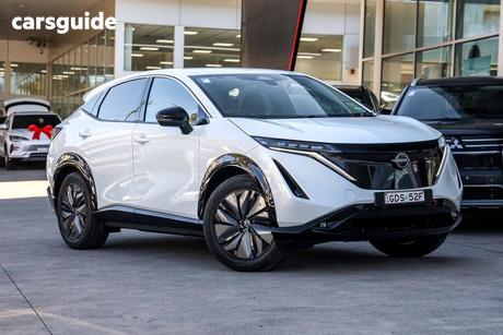 White 2025 Nissan Ariya Wagon Advance