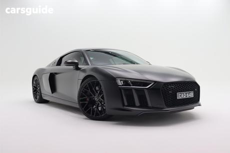 Black 2016 Audi R8 Coupe 5.2 Fsi Quattro