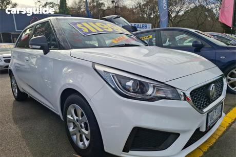 White 2021 MG MG3 Hatchback Core