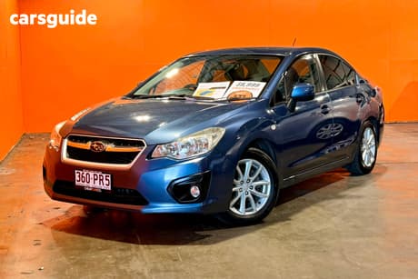 Blue 2013 Subaru Impreza Sedan 2.0I-L (Awd)