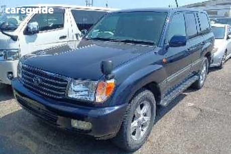 Blue 2000 Toyota Landcruiser SUV 100 VX LIMITED (4X4) HDJ101R UPGRADE 4200 TWIN CAN TURBO DIESEL