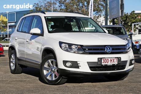White 2013 Volkswagen Tiguan Wagon 132 Tsi Pacific