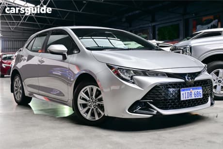 Silver 2024 Toyota Corolla Hatchback Ascent Sport
