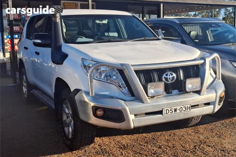 White 2014 Toyota Landcruiser Prado Wagon Gx (4X4)