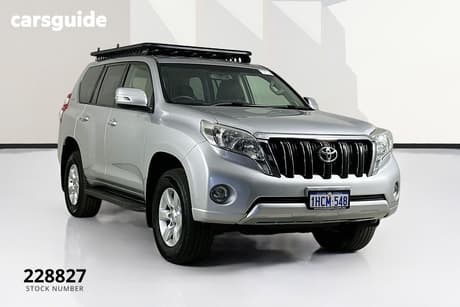 Silver 2015 Toyota Landcruiser Prado Wagon Gxl (4X4)
