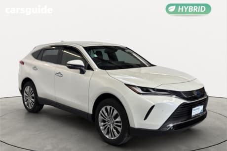White 2021 Toyota Harrier SUV HYBRID Z